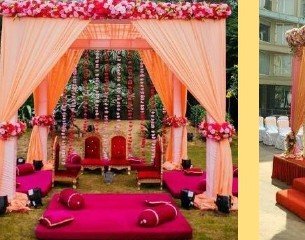 Traditional Baithak Mandap - Udaipur Hotel, Villa & Resort