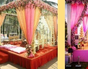 Greenery Pillar Mandap - Udaipur Hotel, Villa & Resort