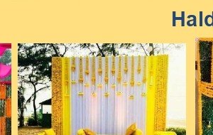 Umbrella Theme Mehendi Wall - Udaipur Hotel, Villa & Resort