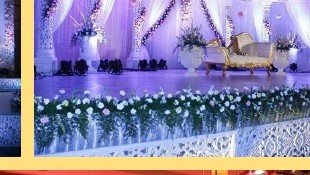 Draped Fabric Stage - Udaipur Hotel, Villa & Resort
